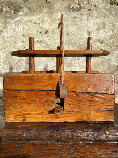 Superb Antique Early 19th Century Pine Drop Down Mousetrap c.1820 - Source Vintage