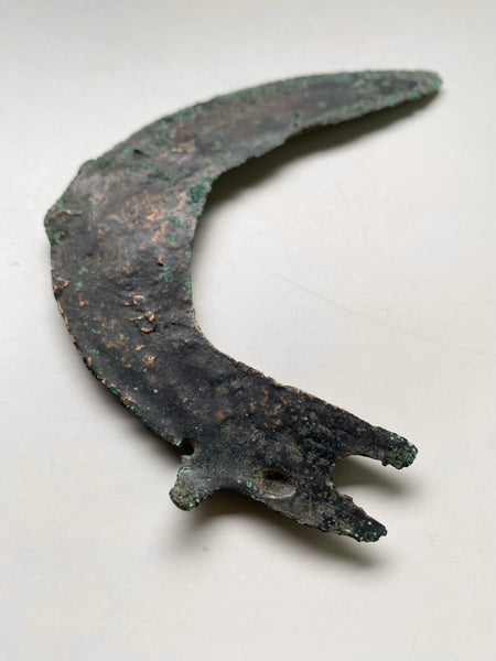 Rare Early Iron Age Bronze Celtic Ritual Sickle c.800-600 BC - Source Vintage