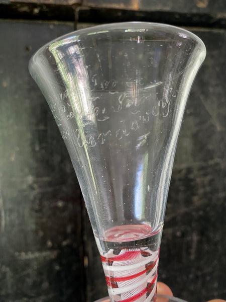 Antique 18th Century Firing Glass c.1770 - Source Vintage