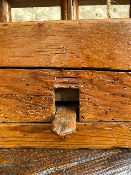 Superb Antique Early 19th Century Pine Drop Down Mousetrap c.1820 - Source Vintage