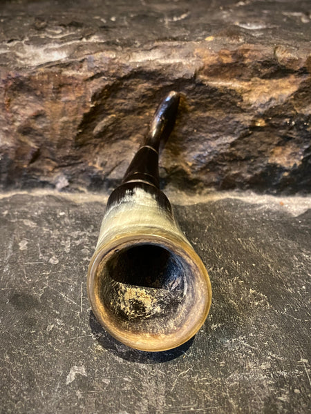 Rare Antique 19th Century Folk Art Horn Stirrup Cup In The Form Of A Gentleman’s Riding Boot - Source Vintage