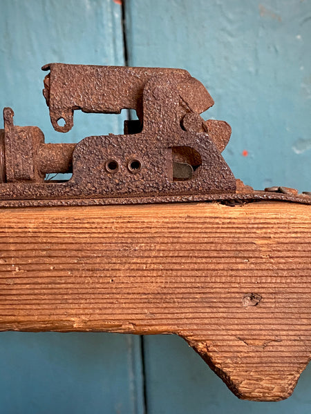 Antique 1920s Scratch Built Folk Art Primitive Toy - Source Vintage