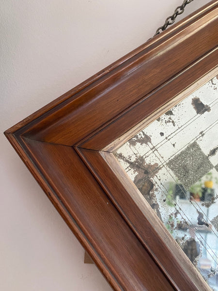 Curious Early 20th Century Folk Art ‘Gypsy Mirror’ Or Checkers Board - Source Vintage