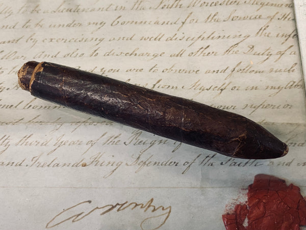 Antique Late 19th Century Thermometer Disguised As A Cigar - Source Vintage