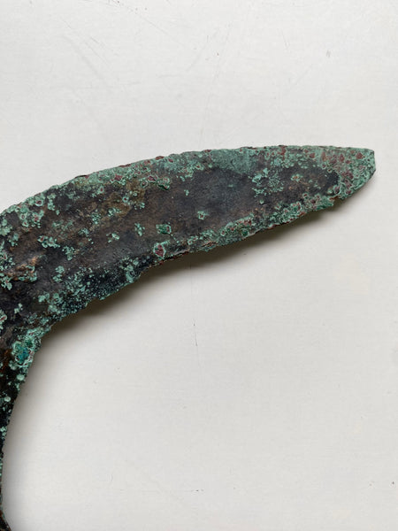 Rare Early Iron Age Bronze Celtic Ritual Sickle c.800-600 BC - Source Vintage