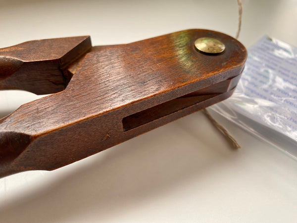 Large WW2 Fire Guard Treen Compass With A Surprise Find (Please Read) - Source Vintage