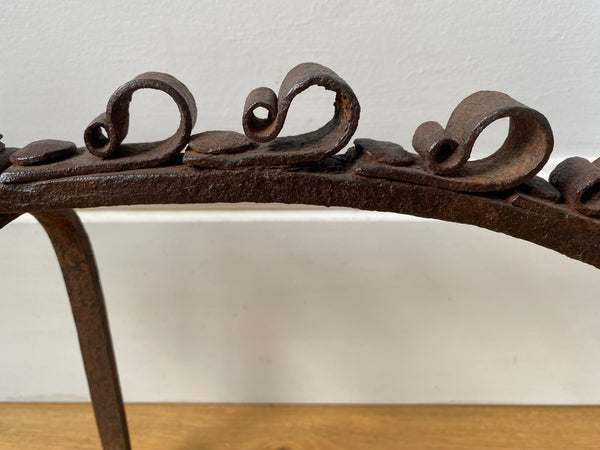 Rare Antique 18th Century Hand Forged Fire Dragon Possibly Catalonian - Source Vintage