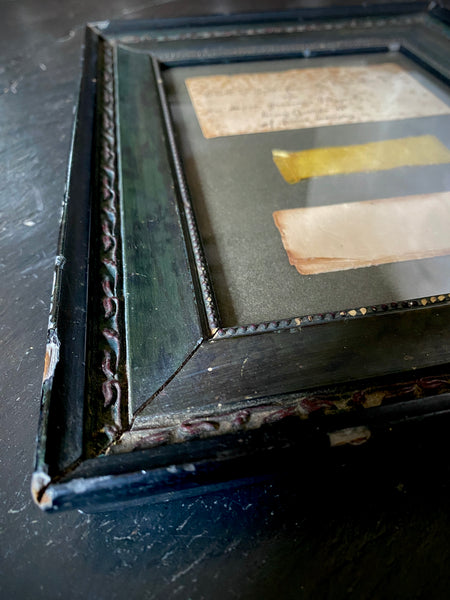 Antique 19th Century Envelope Enclosing A Piece Of “Cloth Of Gold From The Coronation Chair Of His Most Gracious Majesty King George IV”