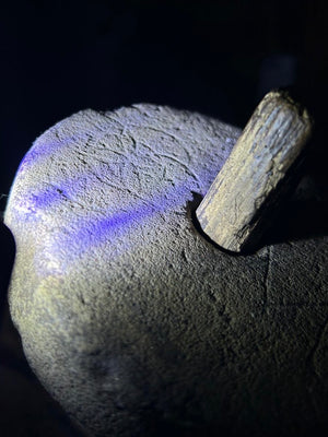 Very Rare Antique 18th Century Millstone With Selection Of Apotropaic Marks/Witches Marks