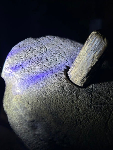 Very Rare Antique 18th Century Millstone With Selection Of Apotropaic Marks/Witches Marks - Source Vintage
