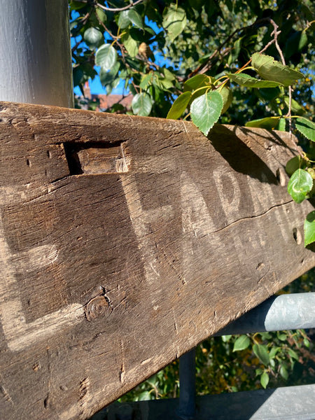 Primitive American Folk Art Shed Made ‘Snake Farm’ Sign - Source Vintage