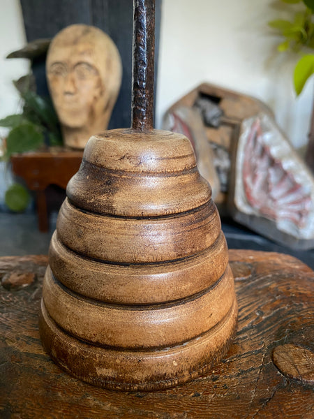 Antique 18th Century Iron Rushnip Rushlight - Source Vintage