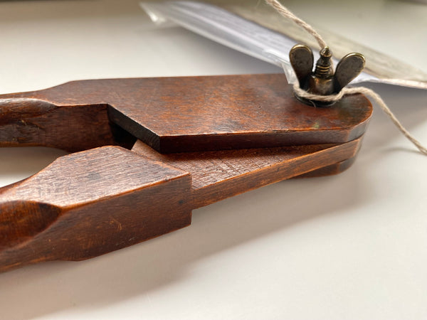Large WW2 Fire Guard Treen Compass With A Surprise Find (Please Read) - Source Vintage