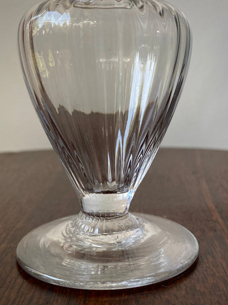 Antique 18th Century Glass Dry Mustard Jar c.1790 - Source Vintage
