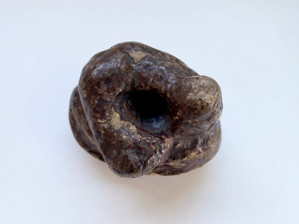 Antique 19th Century Victorian Novelty Papier Mache Snuff Box In The Form Of A Turd - Source Vintage