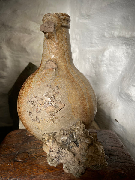 Rare Antique 17th Century Bartmann Kiln Waster, c.1650 - Source Vintage