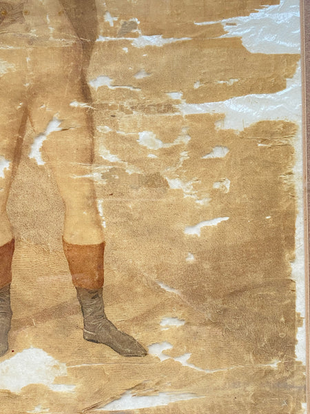 Rare Early 19th Century Engraver’s Proof Of Napoleon At Malmaison On Silk, After Jean-Baptiste Isabey, Engraved By Charles-Louis Lingée And Finished By Richard Cooper c. 1802–1804 - Source Vintage