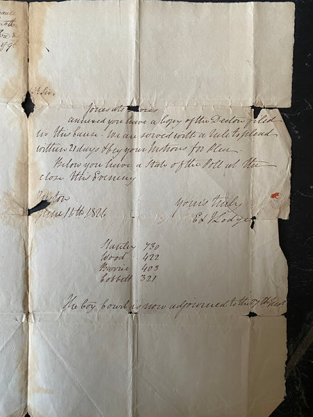 Curious Antique 19th Century Handwritten Manuscript Describing A Case Of Trespass, Violent Assault, Kidnap & False Imprisonment 1826
