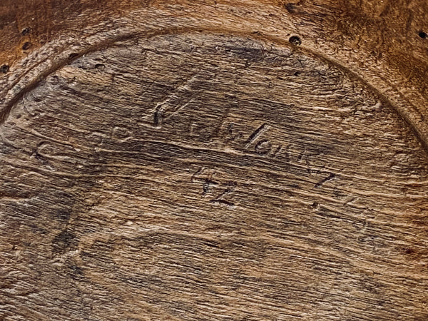 Rare Antique Ripon Workhouse Child’s Sycamore Pauper’s Bowl c.18th-19th Century - Source Vintage