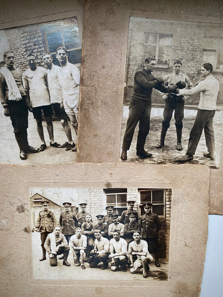 Lot Of 3 Antique Early 20th Century Boxing Photographs - Source Vintage