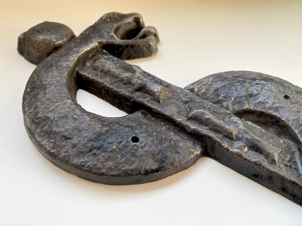 Rare Antique 19th Century Rod Of Asclepius Apothecary Trade Sign - Source Vintage