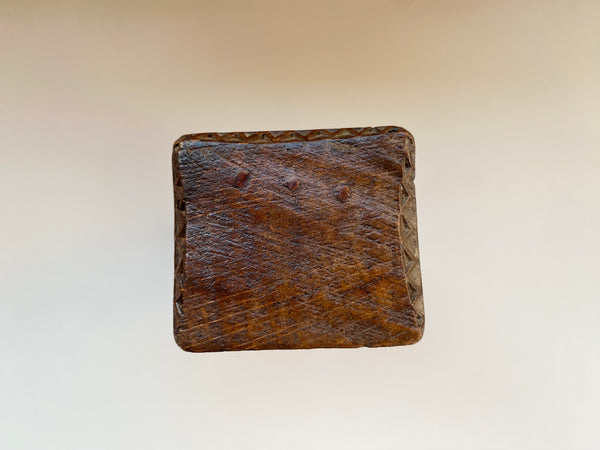 Early Antique Carved Treen Pen Or Pencil Box. Possibly Swedish In Origin Initialled & Dated 1813 - Source Vintage