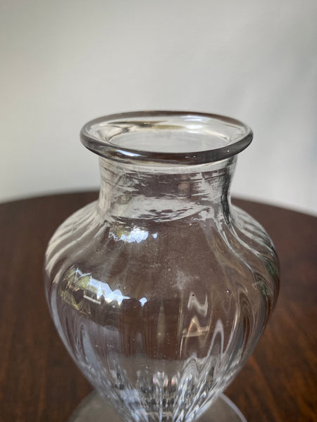 Antique 18th Century Glass Dry Mustard Jar c.1790 - Source Vintage