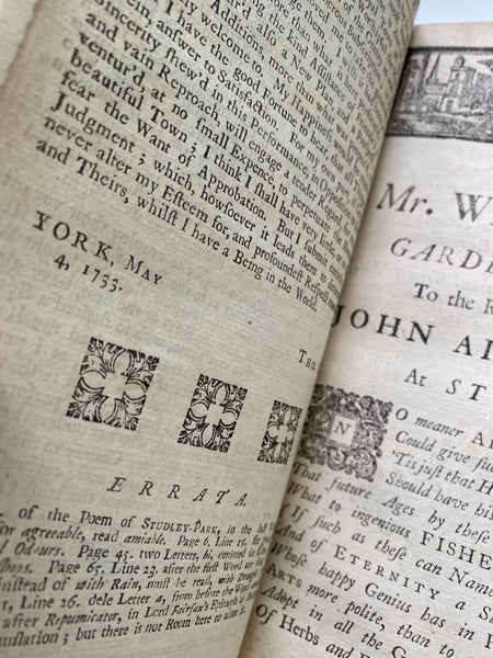 Rare Pairing Of 18th Century Portrait Of Thomas Gent (1693–1778) & Original Copy Of Of His Book, ‘The History of Rippon (1777)’ - Source Vintage