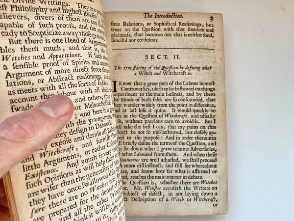 Antique Witchcraft Book Containing Plain Evidence Of Witches & Apparitions 1681 - Source Vintage