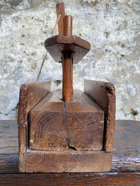 Superb Antique Early 19th Century Pine Drop Down Mousetrap c.1820 - Source Vintage