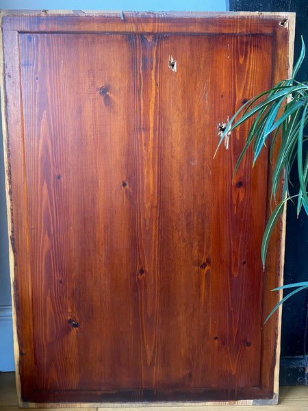 A Door Panel With Bullet Holes & Police Forensic Evidence Markers Recovered From A Crime Scene - Source Vintage