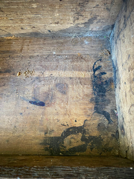 Antique 17th Century Oak Bible Box Dated 1654, Initialled, Heavily Carved, Cryptic Text & Symbols, Faint Protection Mark To One Side