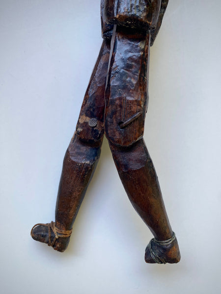 Antique Early 20th Century Folk Art Jigger Doll - Source Vintage