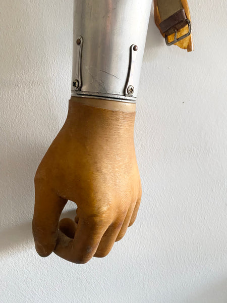 Vintage World War 2 Era Prosthetic Arm - Source Vintage