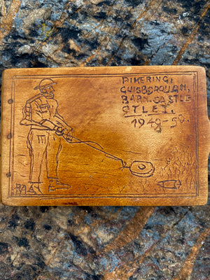 Folk Art Treen Souvenir Crafted By Or For A Serving Sapper With List Of Postings - Initialled & Dated