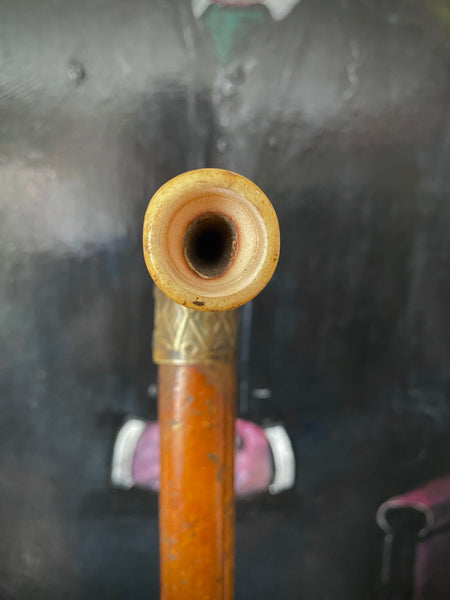Macabre Antique 19th Century ‘Memento Mori’ Walking Stick - Source Vintage