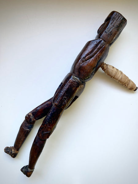 Antique Early 20th Century Folk Art Jigger Doll - Source Vintage