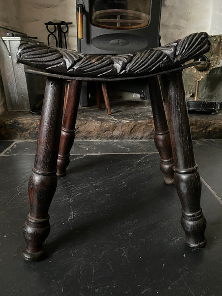 Rare & Rather Curious Saxon Era Come Victorian Scratch Built Stool With A Winchester Connection - Source Vintage