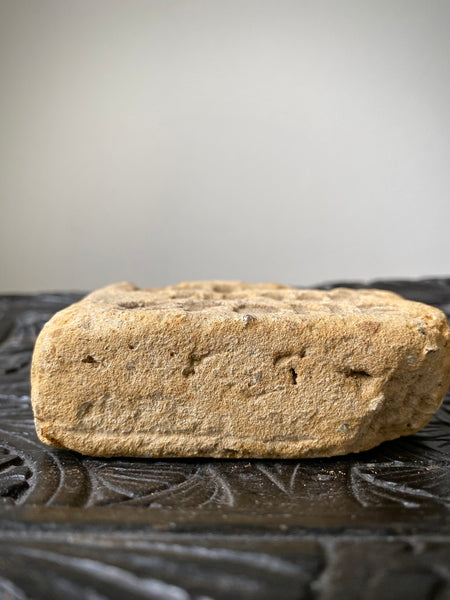 Rare Antique 19th Century Advertising Brick For “Brown’s Tiptop Stone” Possibly A Salesman’s Sample - Source Vintage