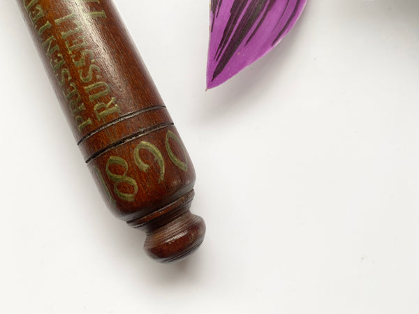 Rare 19th Century Presentation Boat Builders Mallet To The Celebrated Author William Clark Russell - Source Vintage