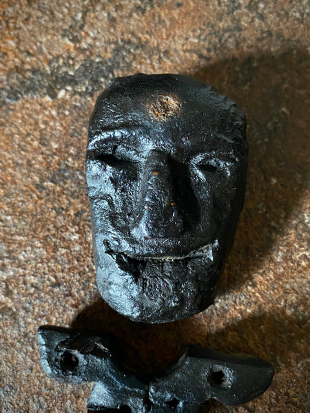 Small Antique 16th Century Sinister Looking Oak Carving From A Bizarre Sideboard From The East Anglia Region - Source Vintage