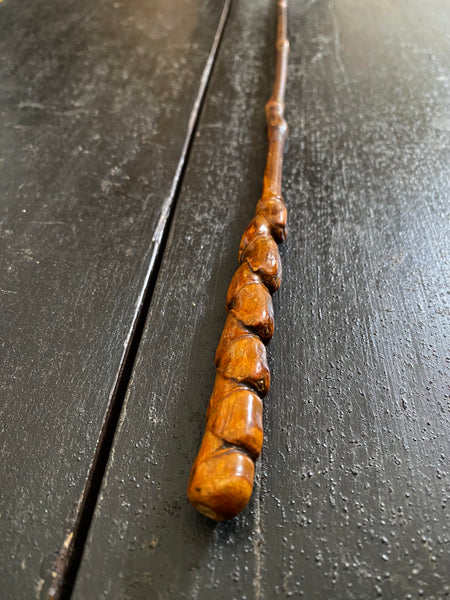 Very Rare Early 19th Century Hazel Wood Wand - Source Vintage