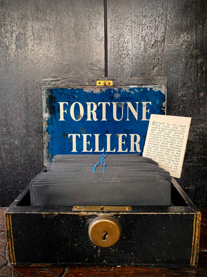 Vintage Fortune Cards From An Old Fortune Telling Arcade Machine