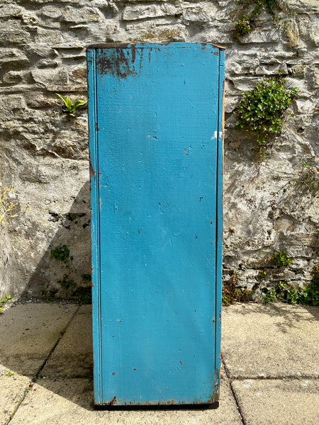 Rare Antique Early 19th Century Welsh Food Cupboard With Apotropaic Marian Mark & Hexafoil - Source Vintage
