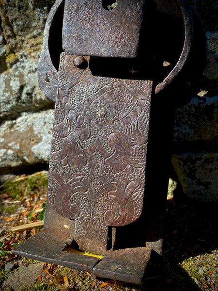 Antique Late 16th-Early 17th Century Iron Lock c.1558-1603 - Source Vintage