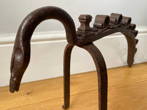 Rare Antique 18th Century Hand Forged Catalonian Fire Dragon