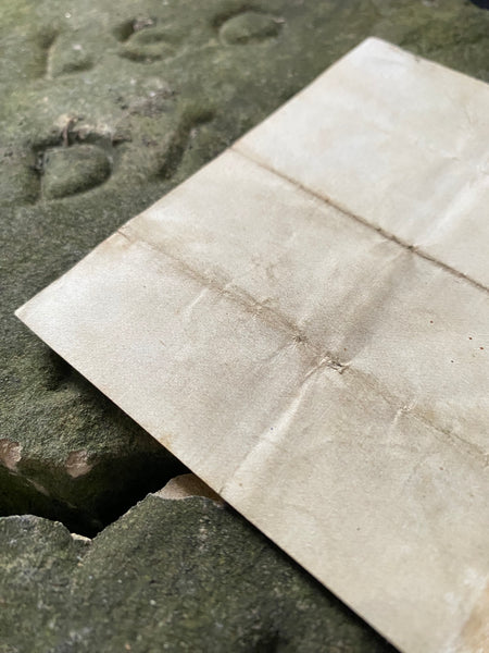 Rare Late 19th Century Handwritten Rebus Love Letter, A Type Of Coded Pictogram Message - Source Vintage