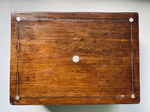 Rare Antique Victorian Medical Teaching Aid Exploded Human Skull In Period Box - Source Vintage