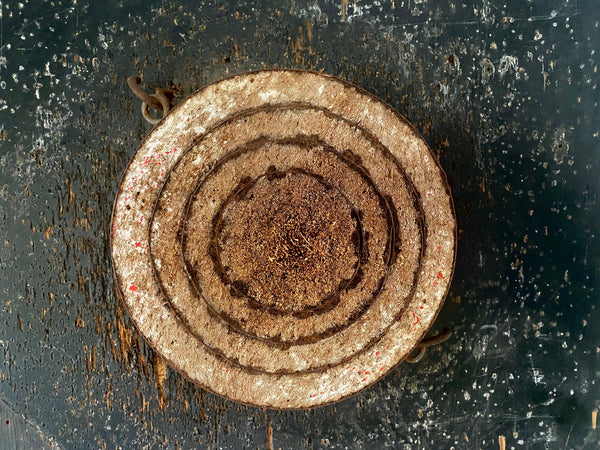Antique Fairground Dartboard In Untouched Original Folk Art Primitive Style - Source Vintage