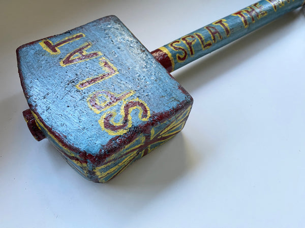 Vintage Folk Art ‘Splat The Rat’ Game Mallet c.1950’s - Source Vintage